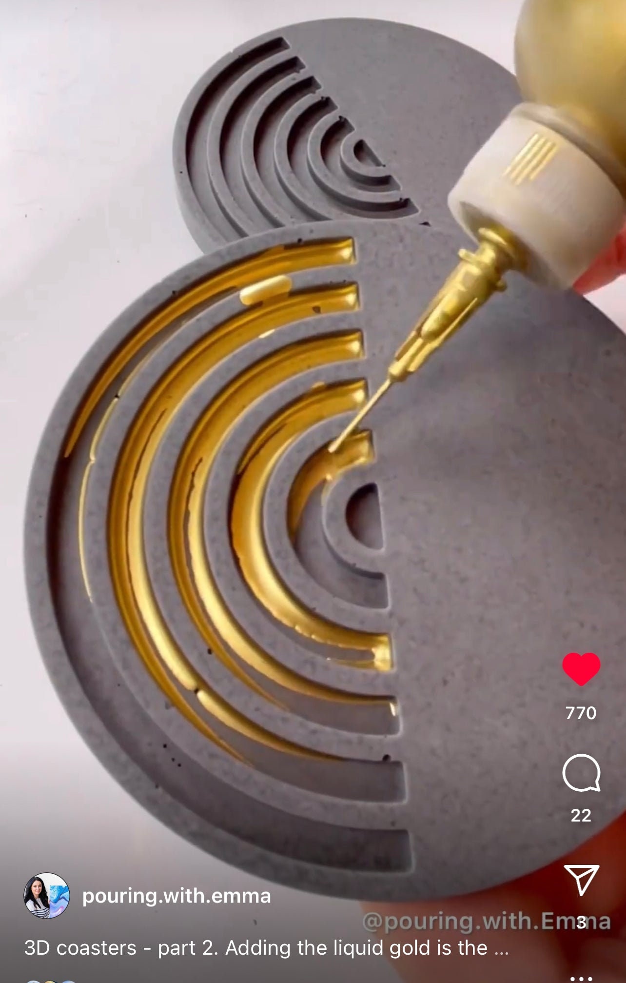 Silicone Coaster Molds for Resin Casting, Epoxy Resin Mold Irregular T –  resinartbysheri