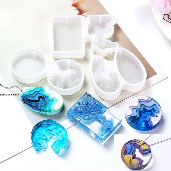 Silicone Jewelry Necklace Pendant Resin Mold