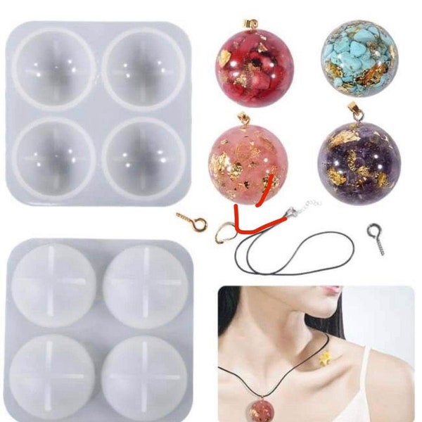 Pendant Silicone Jewelry Resin Mold Kit