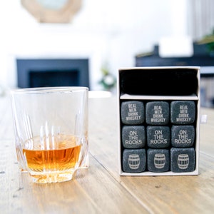 Custom Whiskey Stones. Engraved Whiskey Stones. Personalized Whiskey ...