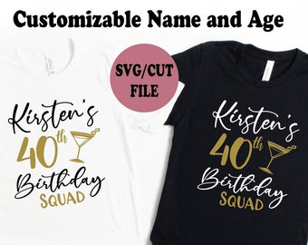 40th Birthday Queen Etsy