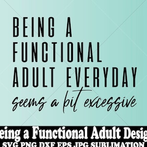 Design excessif fonctionnel pour adultes – svg, png, dxf, jpg (fichier numérique)
