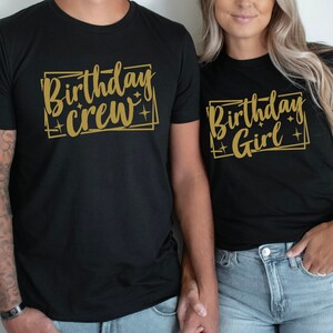 バースデーガールシャツセット、私の誕生日シャツ、バースデースクワッドシャツ、バースデークルーシャツ、バースデーグループパーティーTシャツ、バースデートリップシャツ