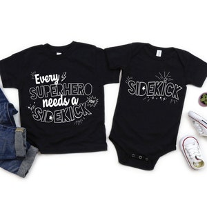 Big Brother Shirt - Big Brother Announcement Shirt - Superhero Shirts Superhero Sidekick Party Big Brother Little Brother - Brother Shirt