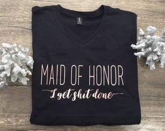 maid of honor shirts near me