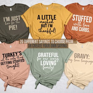 Funny Thanksgiving Shirts: Festive Family Matching Outfits