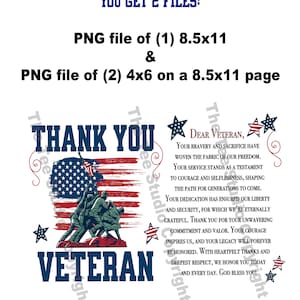 May include: A digital design featuring a thank you message for veterans with an American flag and a group of soldiers. The text reads "Thank You Veteran, Your bravery and sacrifice have woven the fabric of our freedom. Your service stands as a testament to courage and selflessness, shaping the path for generations to come. Your dedication has ensured our liberty and security, for which we're eternally grateful. Thank you for your unwavering commitment and valor. Your courage inspires us, and your legacy will forever be honored. With heartfelt thanks and deepest respect, we honor you today and every day. God bless you!"