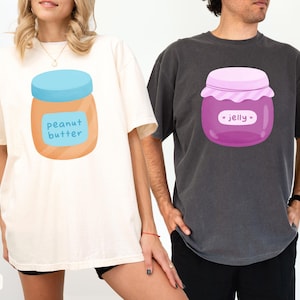 Peanut Butter Jelly Matching Shirts: Funny Comfort Colors Halloween Costume