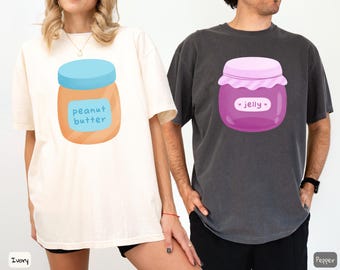 Peanut Butter Jelly Matching Shirts: Funny Comfort Colors Halloween Costume