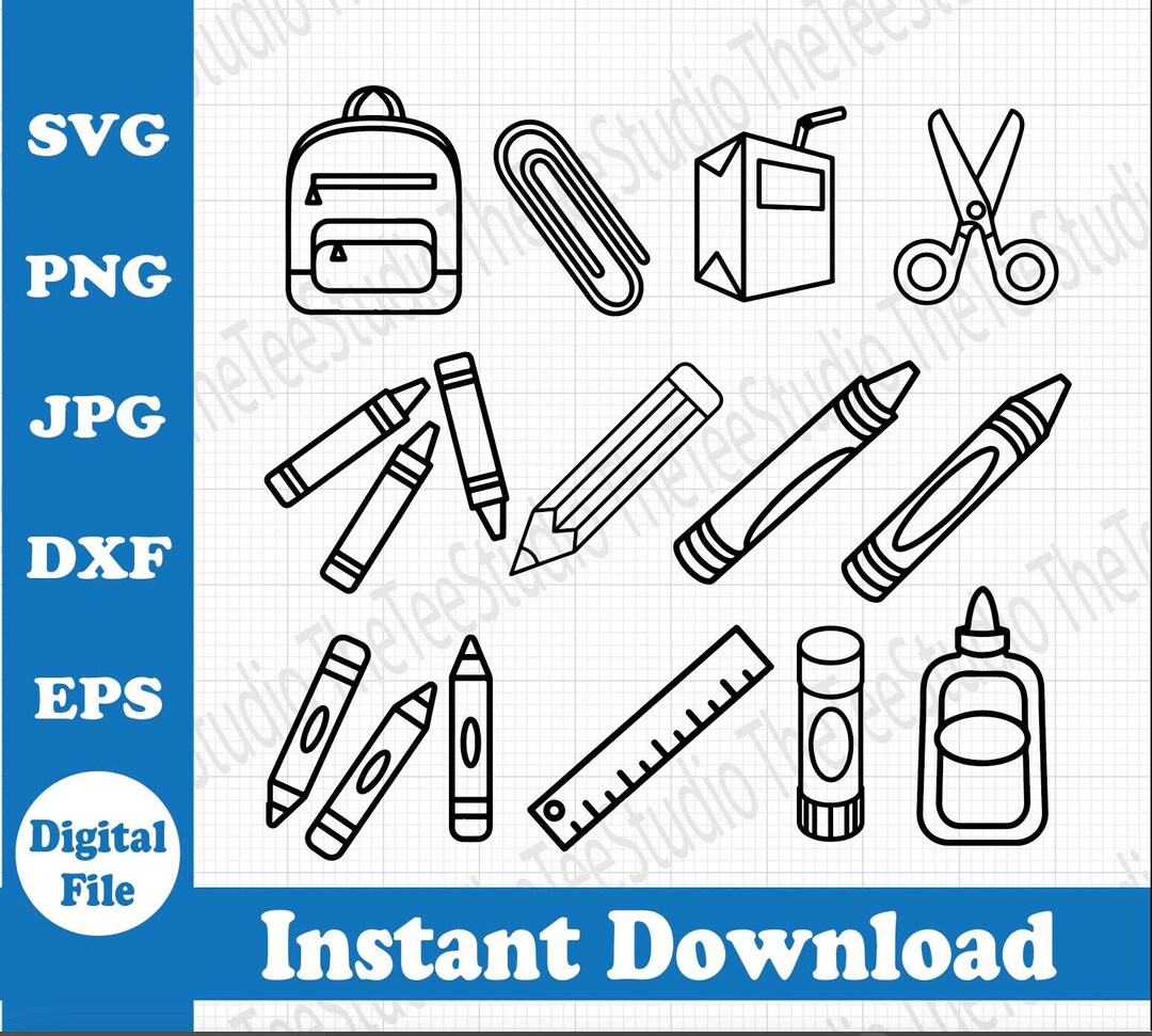 Teacher SVG Bundle: Back to School Design (digital Download) - Etsy