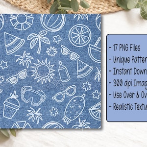 Denim Jeans Texture Pattern, 17 Different Design Bundle, Clipart, Strawberries, Coquette Bow, Cherry, Summer Graphics USA Instant Download denim digital pattern
lightning bolt digital
star pattern background
checkered aesthetic
strawberry digital overlay
jean texture png
y2k scrapbook
trendy
cute aesthetic digital
bow pattern printable
png digital craft
printable pattern bundle
12x12 paper for cricut
sublimation paper bundle
aesthetic digital paper pack
denim texture overlay
