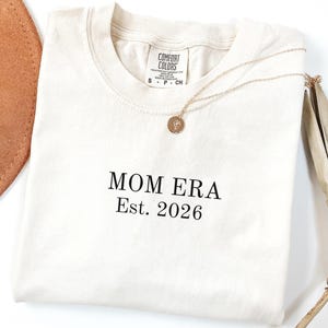Mamma-eran-tröja | Anpassad etablerad år babyshower mors dag blivande mamma