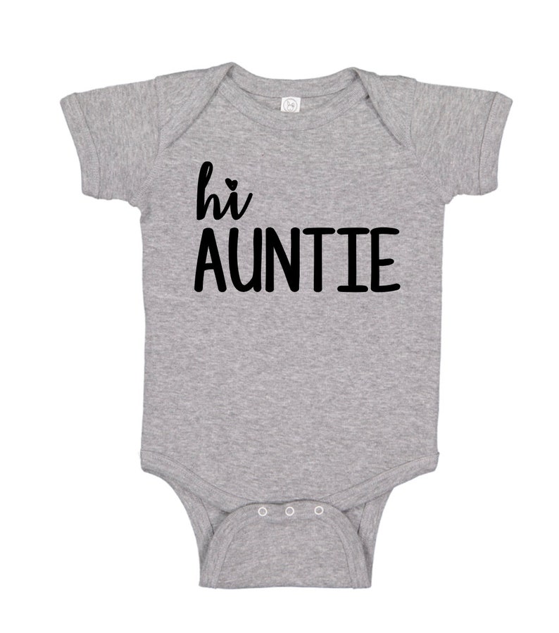Hi AUNTIE Pregnancy Announcement Jumper Aunt Surprise Etsy