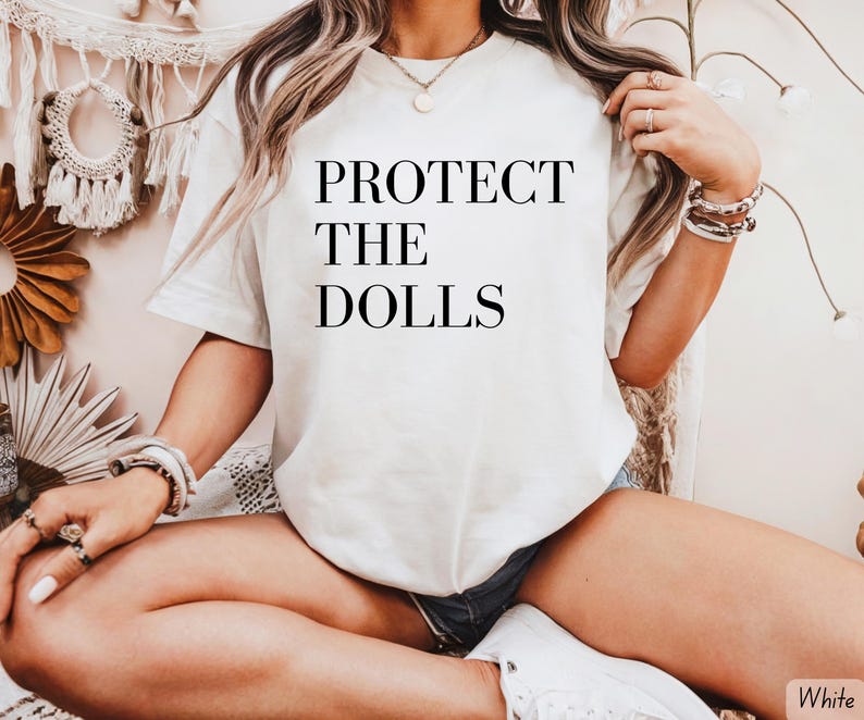 Protect The Dolls Feminist Tee: Gender Equality Bella Canvas Shirt Pride image 2