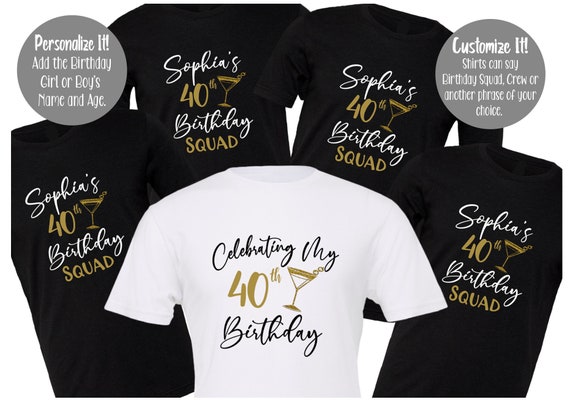 Birthday Friend Shirt Birthday Shirts Unisex Tshirt Squad Shirt, Birthday Squad T-shirt