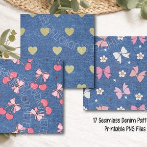 Denim Jeans Texture Pattern, 17 Different Design Bundle, Clipart, Strawberries, Coquette Bow, Cherry, Summer Graphics USA Instant Download denim digital pattern
lightning bolt digital
star pattern background
checkered aesthetic
strawberry digital overlay
jean texture png
y2k scrapbook
trendy
cute aesthetic digital
bow pattern printable
png digital craft
printable pattern bundle
12x12 paper for cricut
sublimation paper bundle
aesthetic digital paper pack
denim texture overlay