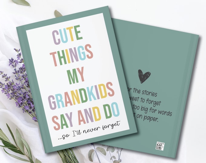 Grandkids Memory Journal: Personalized Gift for Grandma/Grandpa