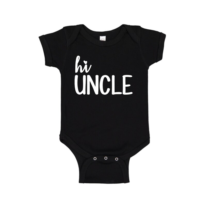 Hi UNCLE Pregnancy Announcement Jumper Sibling Surprise Etsy