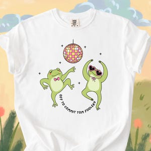 Lustiges Affen T-Shirt: Off to Commit Tom Foolery, Weirdcore Bella Canvas Shirt