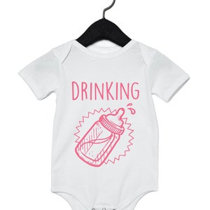 Drinking Buddies Baby Clothes Matching Jumpsuits Jumpers Twins Baby Babies Expecting Mother To Be Gift Cute Baby Shower Gift Toddler Child image 2