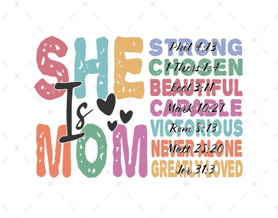 She is Mom Png, Blessed Mom Svg, Mom Quotes, Mom Life Image, Mother's