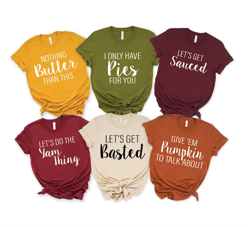 Cute Holiday Thanksgiving Dinner Dish Pun Design Files Svg Png Jpg family food Turkey Dressing Ham Sweet Potato Pie Funny Humor Laughs image 2
