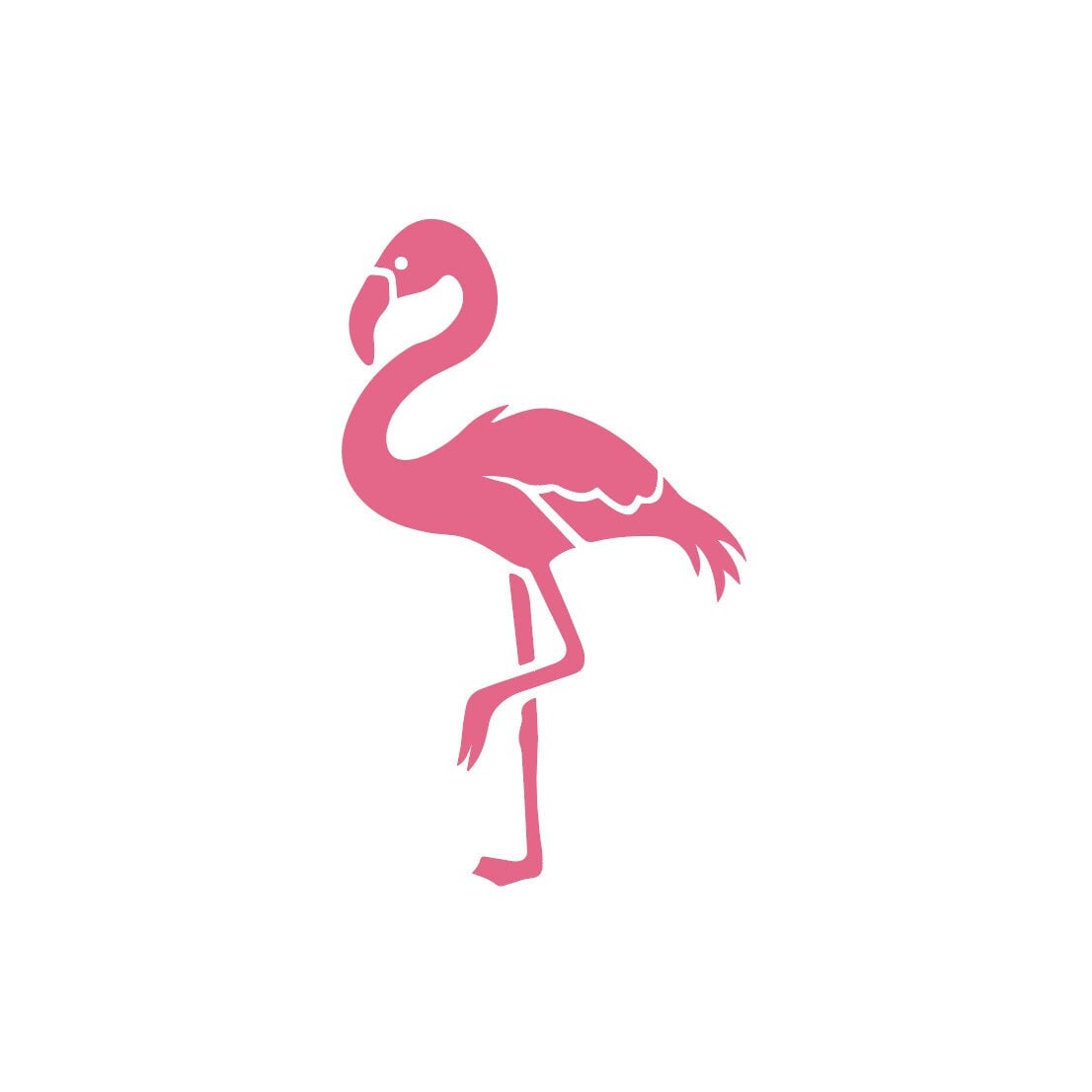Flamingo SVG Image Outline of Animal Bird Dxf Eps Jpg Png - Etsy