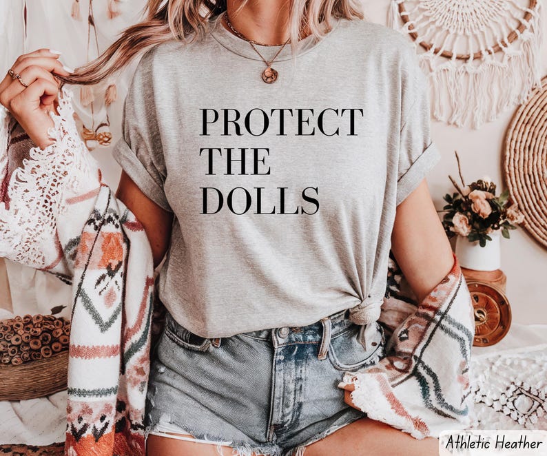Protect The Dolls Feminist Tee: Gender Equality Bella Canvas Shirt Pride image 7