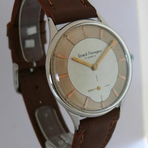 Vintage Girard Perregaux Handaufzug Männer Armbanduhr Sammler Uhr Guter Zustand Schweizer