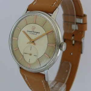 Vintage Girard Perregaux Manual Wind Men Wristwatch Collector Watch Good Working Condition Swiss