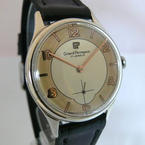 Vintage Girard Perregaux Manual Wind Men Wristwatch Collector Watch Good Working Condition Swiss