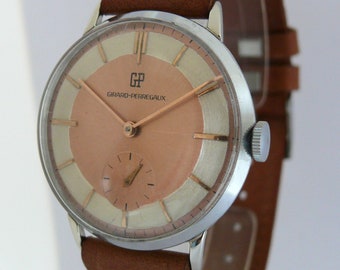 Vintage Girard Perregaux Manual Wind Hombres Reloj de pulsera Reloj de coleccionista Buen estado de trabajo Suizo