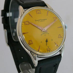 Vintage Girard Perregaux Handaufzug Männer Armbanduhr Sammler Uhr Guter Zustand Schweizer