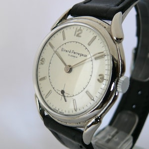 Vintage Girard Perregaux Manual Wind Men Wristwatch Collector Watch Good Working Condition Swiss