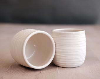 Dune textured porcelain tumbler 10 fl oz