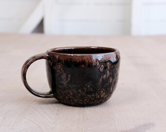 Tenmoku-mugg - 450 ml - stengods