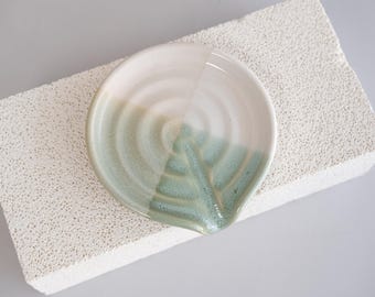 soap dish with draining spout - new colors!