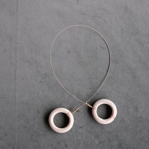 flat cut pottery wire tool - handmade solid brass