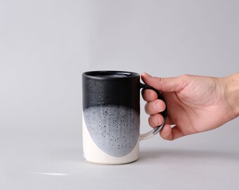 Le mug - snow - handmade stoneware