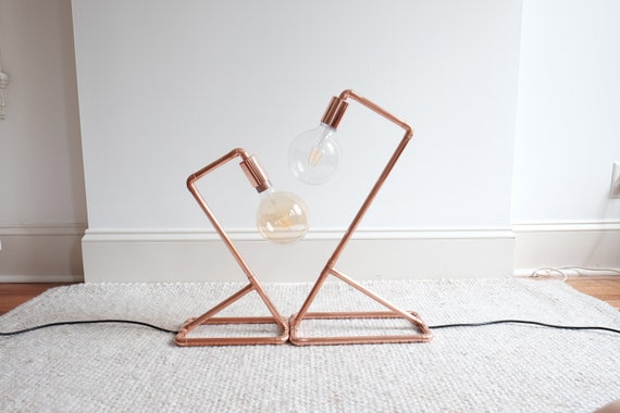 copper reading lamp