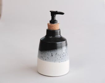 distributeur de savon - fait main, grès