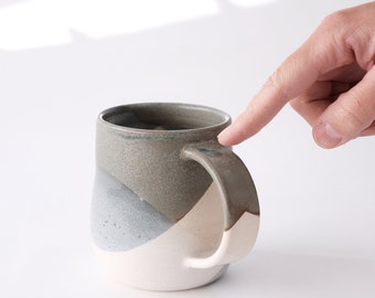 Seconds, moss chubby stoneware mug
