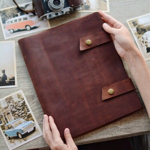 Personalized leather folder, Leather document holder, Folder Case, office paper case, Notebook leather case,Leather journal,Portfolio folder