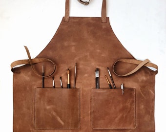 Dense craft apron Leather apron Apron for men Personalized apron Craft Apron Apron for blacksmith Work apron Butcher apron Artisan apron