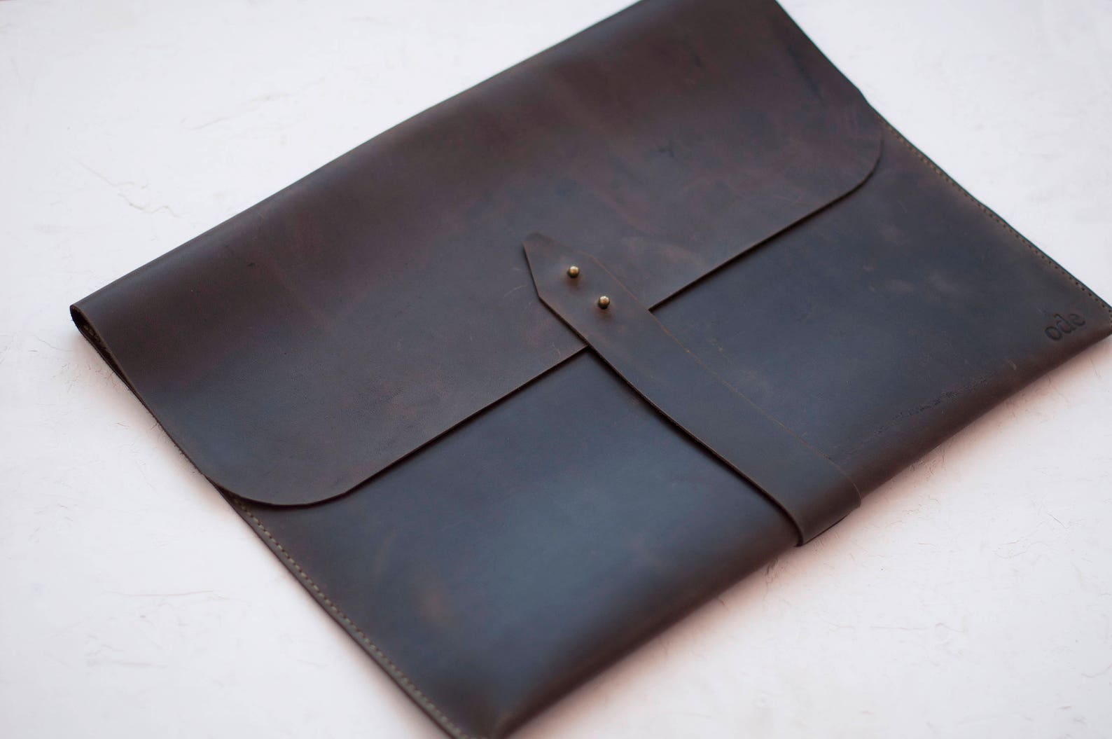 Handmade leather folder A3 Leather document holder Folder Etsy