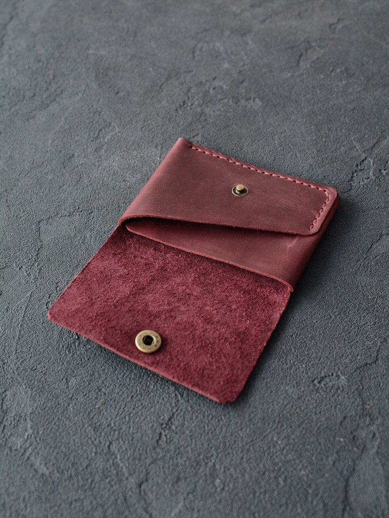 Portefeuilles à chaine en cuir PU marron foncé • Mes Portefeuilles