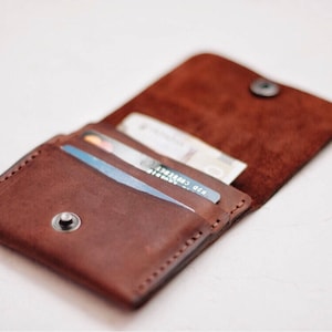 Leder Portemonnaie / Portemonnaie aus Leder / Portemonnaie aus Leder / Portemonnaie handgemacht / Herren Geldbörse / Brieftasche
