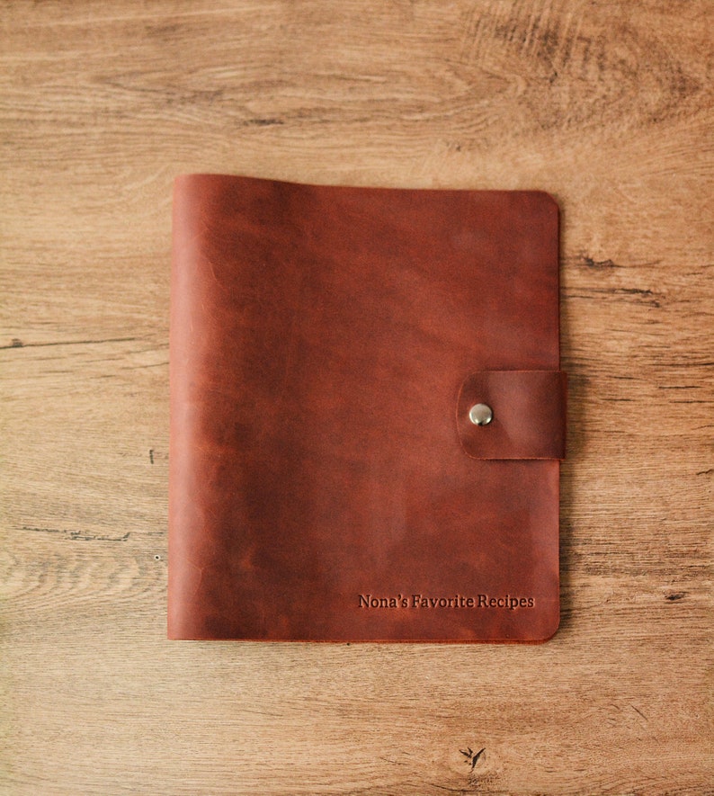 Leather Binder 4-Ring,Leather Binder, Leather Binder Cover, Leather Notebook Cover, Leather Folder,Leather Portfolio, Organizer Leather image 2