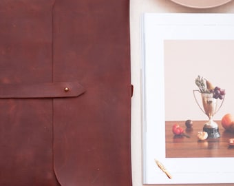 Handmade leather folder, Leather document holder, Folder Case, office paper case, Macbook leather case, Bag For Documents,portfolio folder