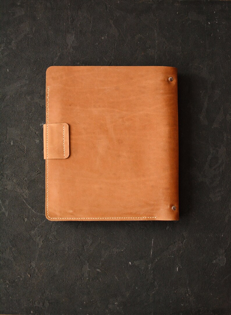 Leather Recipe Binder Family Recipe Book Cooking Journal Etsy